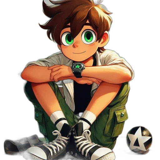 weapon, staff, jacket, face transparent PNG cut-out