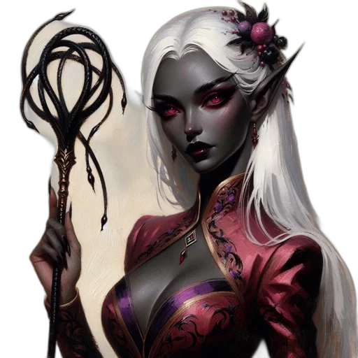 staff, mask, weapon, fantasy art transparent PNG cut-out