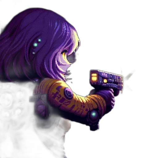 robot, weapon, staff, mask transparent PNG cut-out