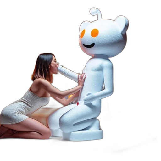 robot, concept art, 3d render, neon lights transparent PNG cut-out