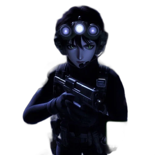 mask, staff, weapon, robot transparent PNG cut-out