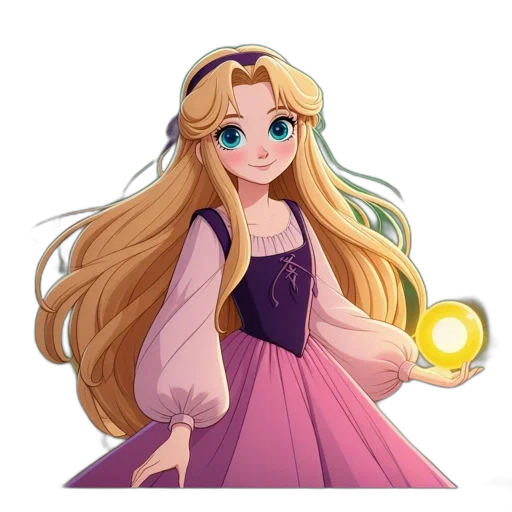 dress, jewelry, staff, crown transparent PNG cut-out