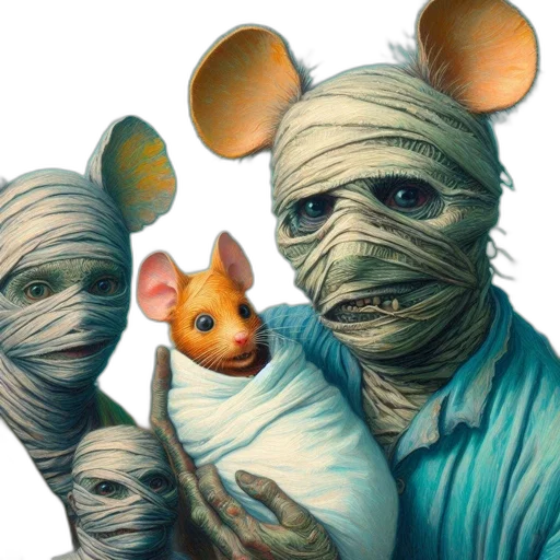 mask, animal, creature, concept art transparent PNG cut-out