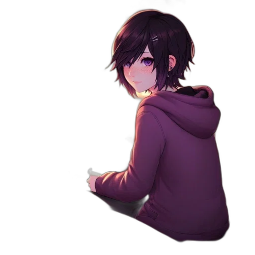 jacket, face, creature, weapon transparent PNG cut-out