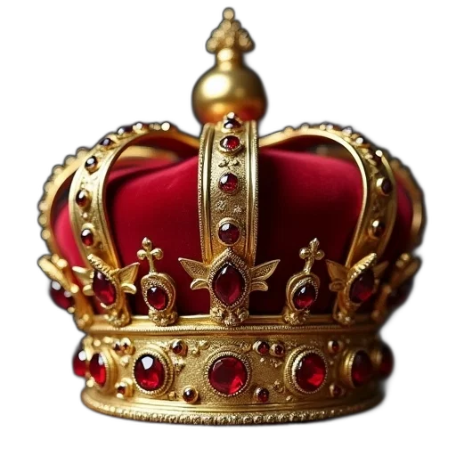 crown, jewelry, hat, staff transparent PNG cut-out