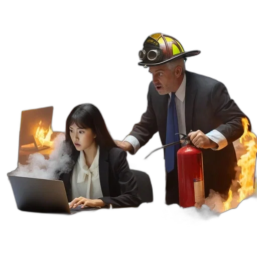 staff, concept art, fire, woman transparent PNG cut-out