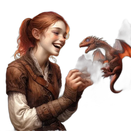dragon, creature, fantasy art, concept art transparent PNG cut-out