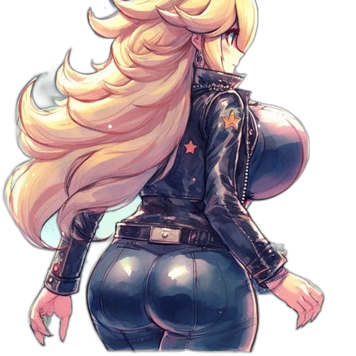 jacket, dress, hair, robot transparent PNG cut-out