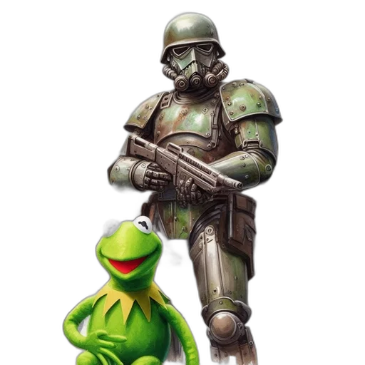 robot, weapon, concept art, pixel art transparent PNG cut-out