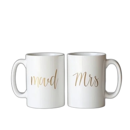 3d render, personalised, white, mrs transparent PNG cut-out