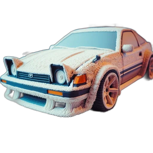 car, 3d render, photorealistic, concept art transparent PNG cut-out