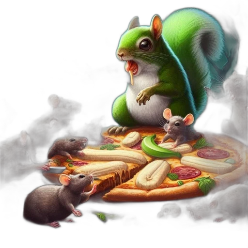 food, concept art, fantasy art, 3d render transparent PNG cut-out