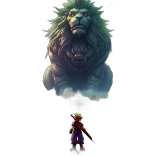creature, staff, dragon, crown transparent PNG cut-out