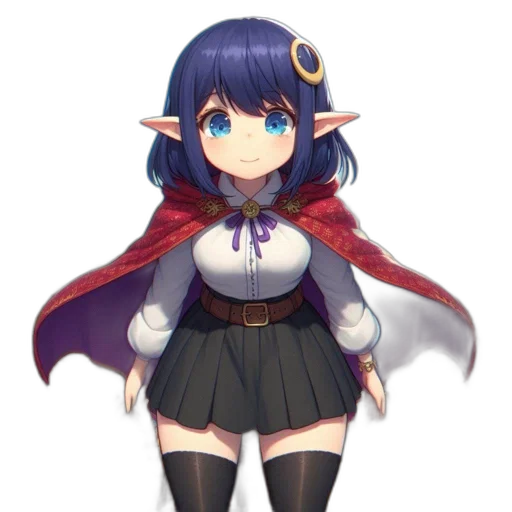 staff, dress, crown, creature transparent PNG cut-out