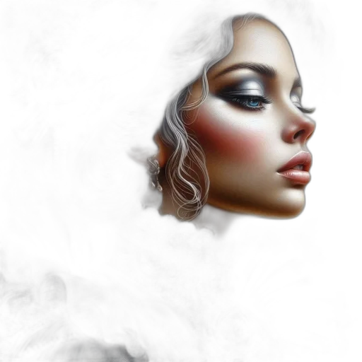 face, mask, photorealistic, fantasy art transparent PNG cut-out