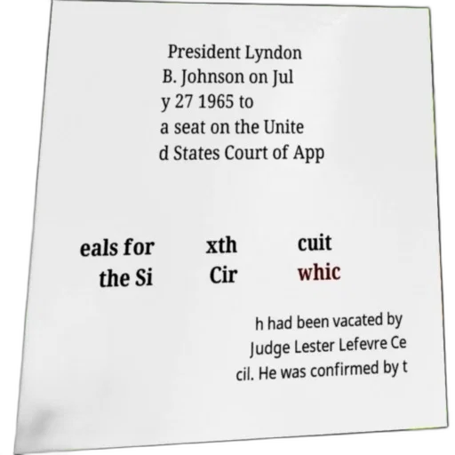 document, mentions, president, lyndon transparent PNG cut-out