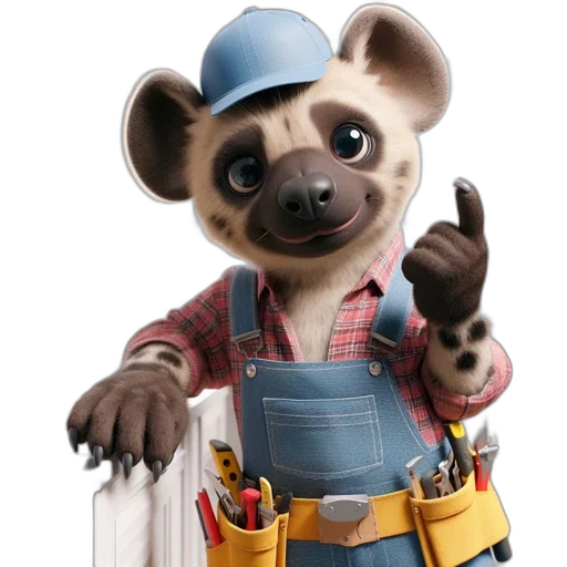staff, animal, concept art, 3d render transparent PNG cut-out