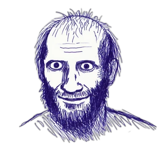 face, creature, hair, robot transparent PNG cut-out
