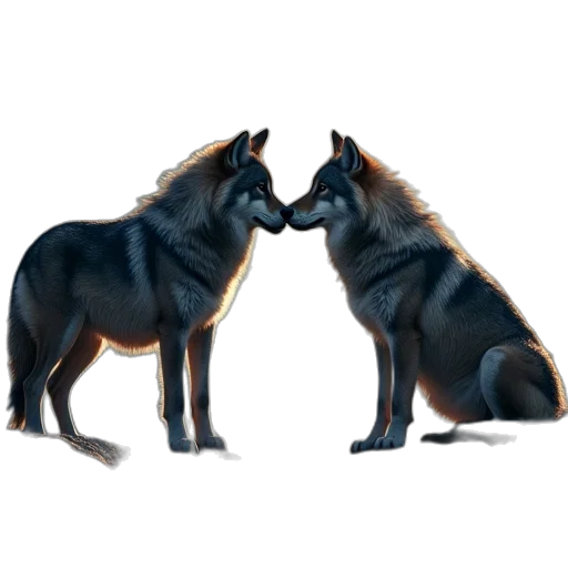 animal, concept art, 3d render, photorealistic transparent PNG cut-out