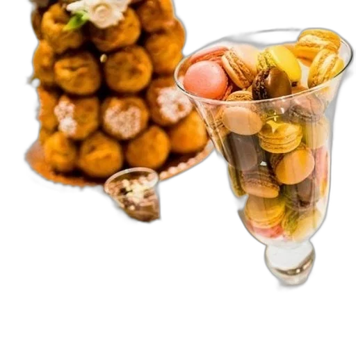 food, crown, 3d render, photorealistic transparent PNG cut-out