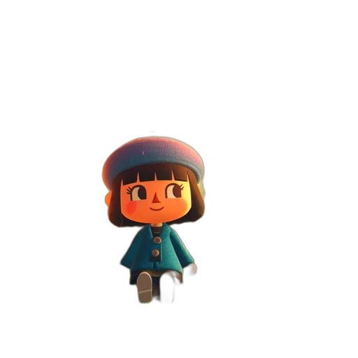 hat, staff, creature, robot transparent PNG cut-out