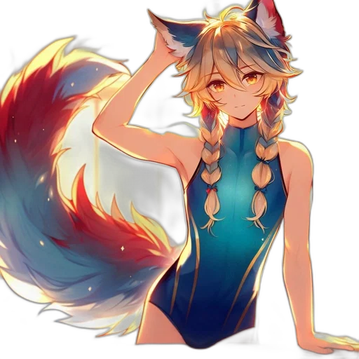 staff, dress, animal, creature transparent PNG cut-out
