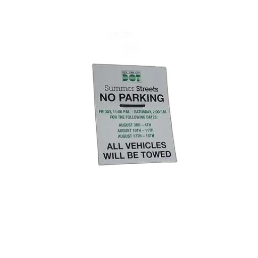 sign, pole, new, york transparent PNG cut-out