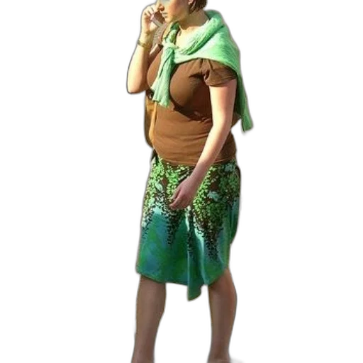 dress, staff, creature, umbrella transparent PNG cut-out