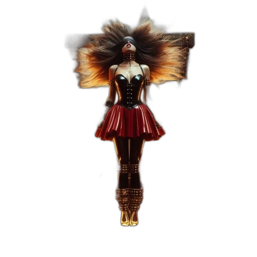dress, concept art, fantasy art, 3d render transparent PNG cut-out