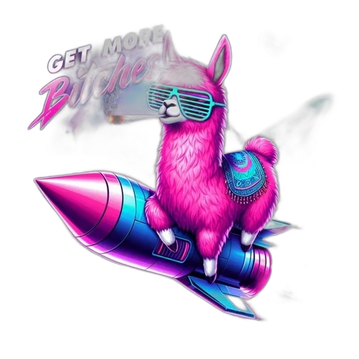 weapon, staff, creature, vaporwave transparent PNG cut-out