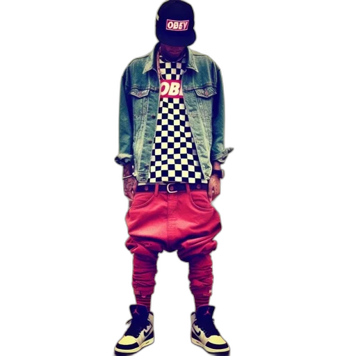 jacket, hat, cartoon, photorealistic transparent PNG cut-out