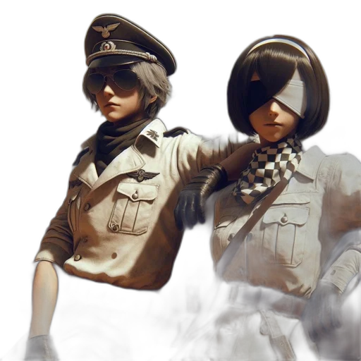 hat, jacket, concept art, 3d render transparent PNG cut-out