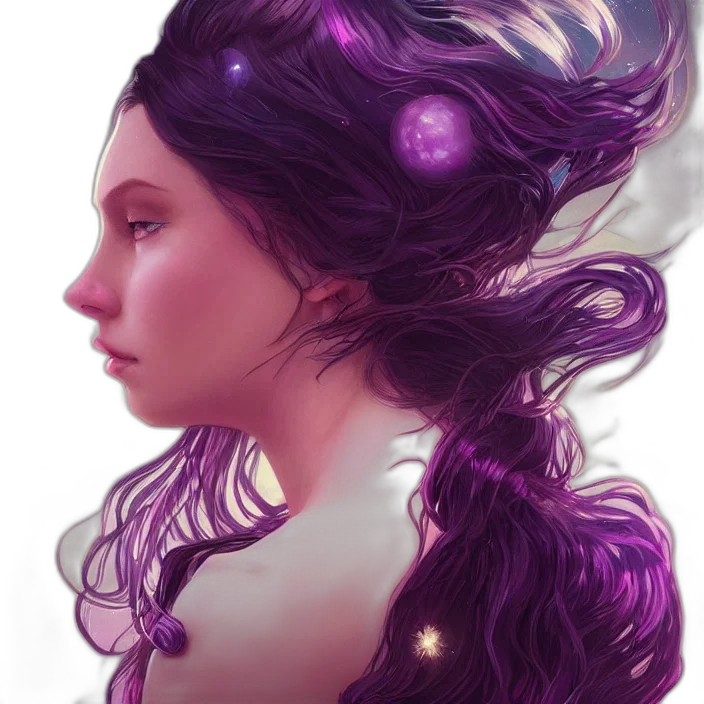 crown, hair, face, dress transparent PNG cut-out