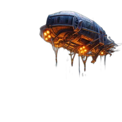 car, weapon, creature, robot transparent PNG cut-out