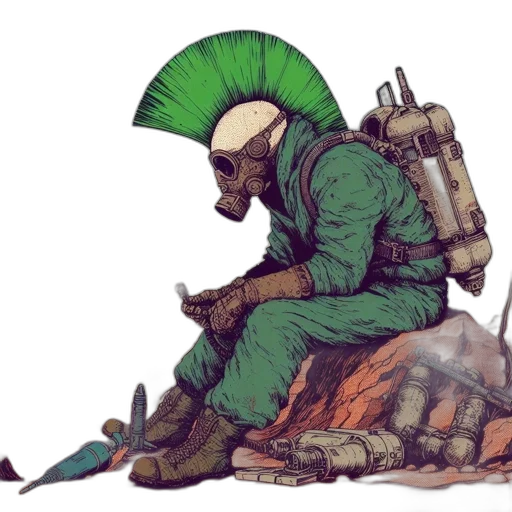 weapon, mask, sword, concept art transparent PNG cut-out