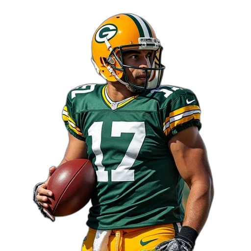 photorealistic, green, bay, packers transparent PNG cut-out