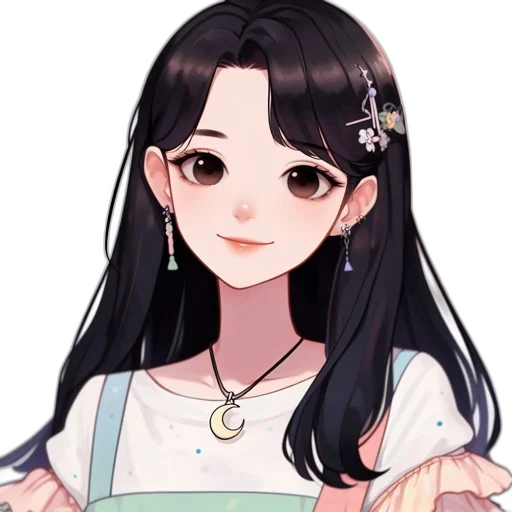 staff, face, dress, jewelry transparent PNG cut-out