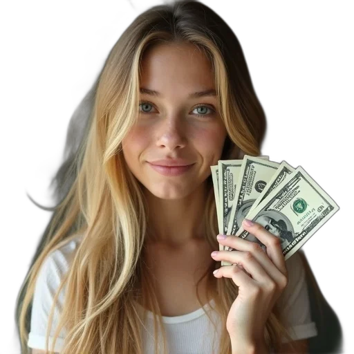 face, jewelry, hair, photorealistic transparent PNG cut-out
