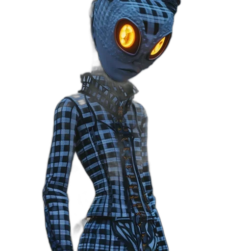 robot, dress, mask, jacket transparent PNG cut-out