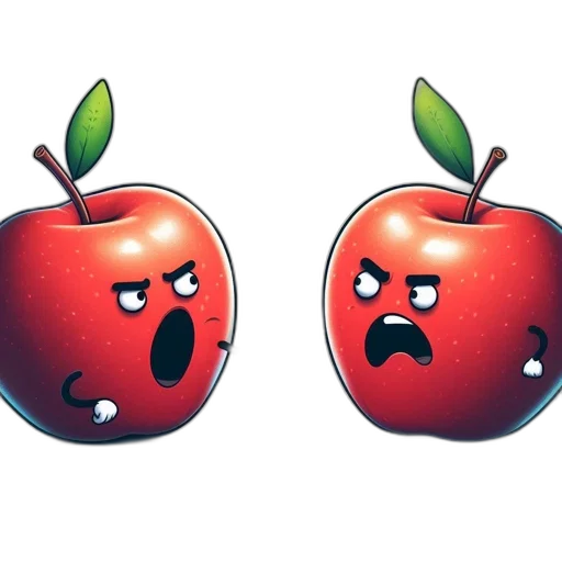 face, food, concept art, 3d render transparent PNG cut-out