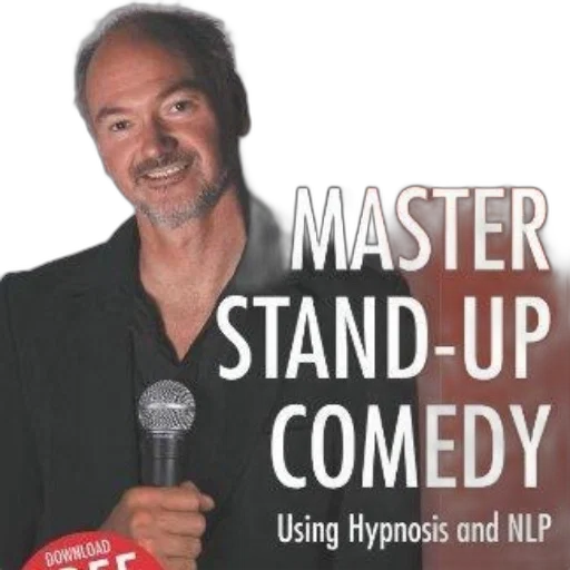 master, stand-up, comedy, using transparent PNG cut-out