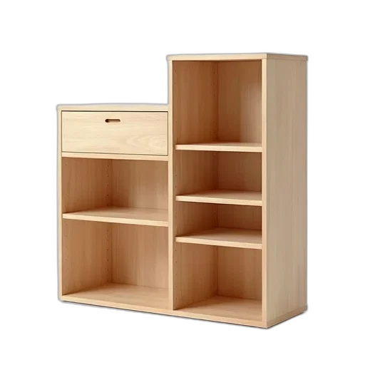 furniture, 3d render, photorealistic, wooden transparent PNG cut-out