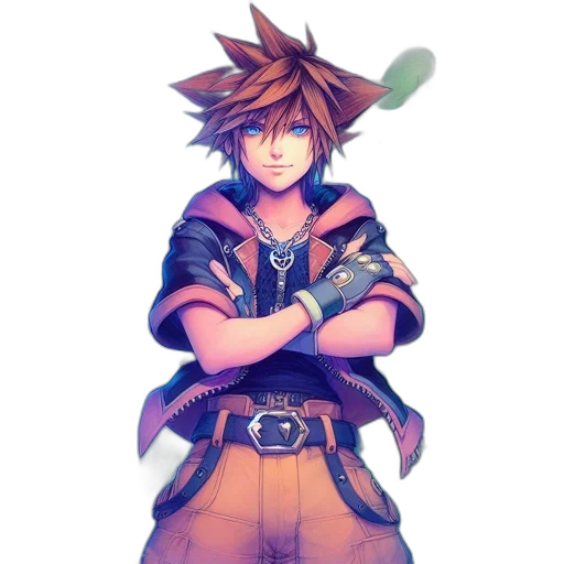 staff, sword, weapon, jacket transparent PNG cut-out