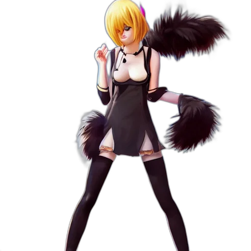dress, staff, concept art, fantasy art transparent PNG cut-out