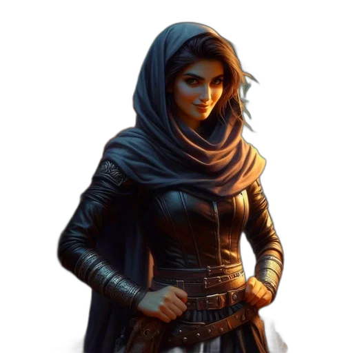 jacket, staff, face, fantasy art transparent PNG cut-out
