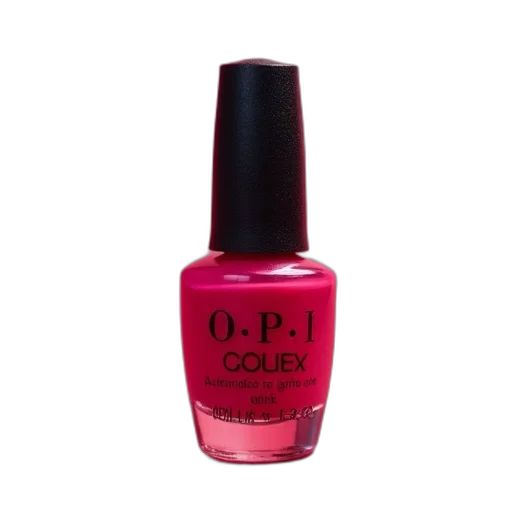 red, opi, power, pink transparent PNG cut-out