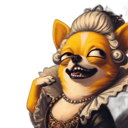 mask, staff, animal, fantasy art transparent PNG cut-out