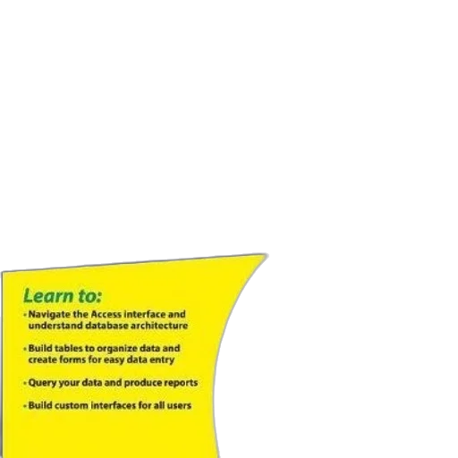 microsoft, access, 2013, dummies transparent PNG cut-out