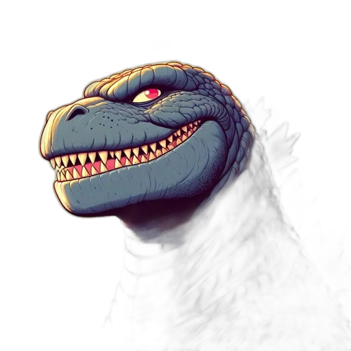 animal, creature, dragon, face transparent PNG cut-out