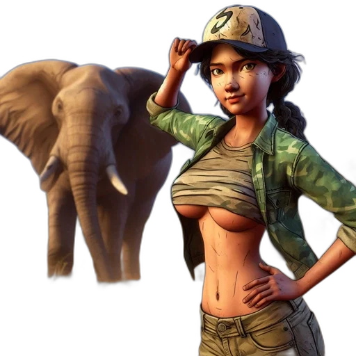 animal, hat, weapon, concept art transparent PNG cut-out